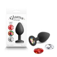 Glams Xchange Round Swapable Gems ButtPlug ~ Med