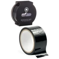 OUCH! Non Sticky Bondage Tape ~ Black 17.5m