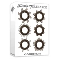 Zero Tolerance Cockstars CockRings ~ 6 Pack