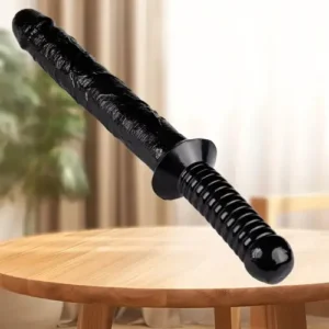 Adam's Sword Silicone Dildo ~ Black