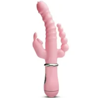  3 in 1 Dildo Rabbit Clit & Anal Vibrator