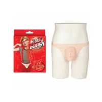 Jolly Booby 5" Inflatable Pussy with Straps