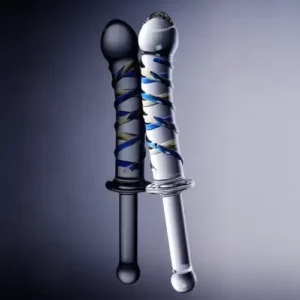 Glass Crystal Dildo Anal Wand