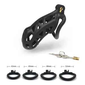 The Dark Cobra Male Chastity Cage