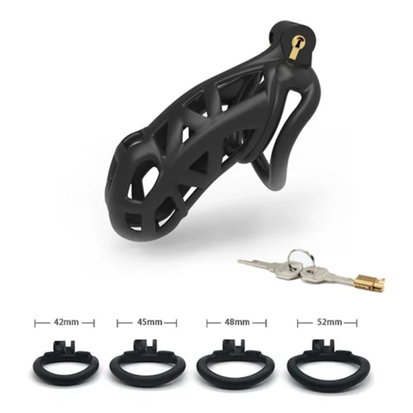 The Dark Cobra Male Chastity Cage