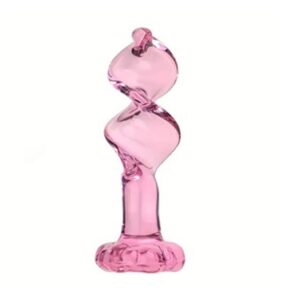 Glass screw in rose
