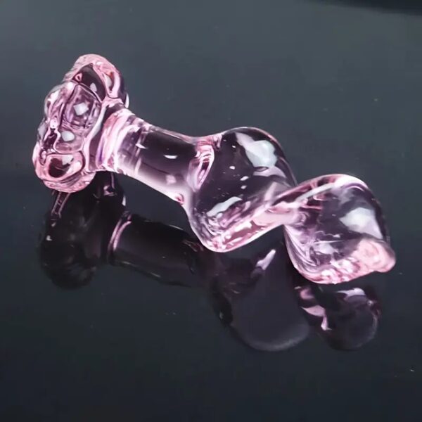 Glass screw in rose - Image 2