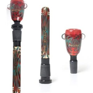 PhoenixStar 4-inch Wig Wag Glass Downstem & Cone Bowl Set