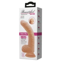Beautiful Alex 11"Curved Dildo ~ Flesh