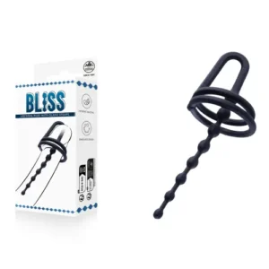 Bliss Urethral Plug with Glans Straps