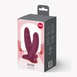 Fun Factory RYDE Grinding Dildo ~ Wine Red