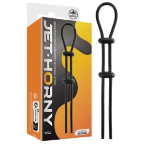 JET~HORNY Adujustable Cock with Ball Strap