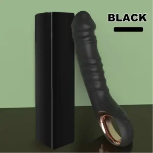 Magic Wand Thrusting Dildo Vibrator ~ Black
