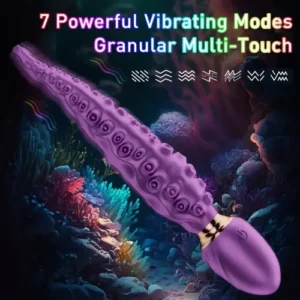 Octopus Tentacle Vibrator ~ Purple