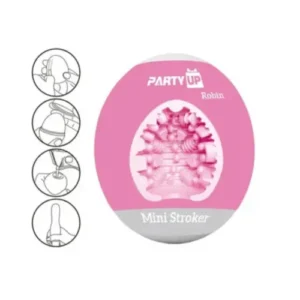 Party Up ROBIN Mini Male Stroker ~ Pink