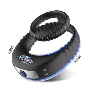 Vibrating Rooster Double CockRing