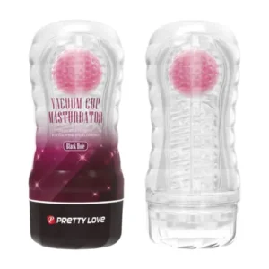 PrettyLove Black Hole Vacuum Ball Rolling Masturbator Cup