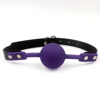 Bondage Mouth Gag Ball ~ Purple