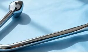 Anal hook with ball smooth metal alloy 36cm length
