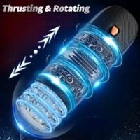 Automatic Male Masturbator with 9 Rotating Thrusting Modes